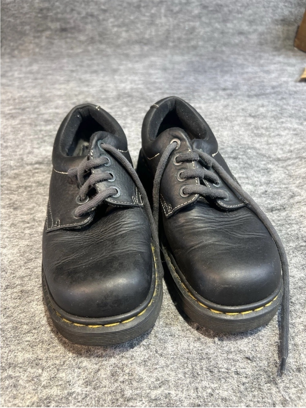dr martens made in england chunky oxford tie size 7 men’s goth grunge round toe